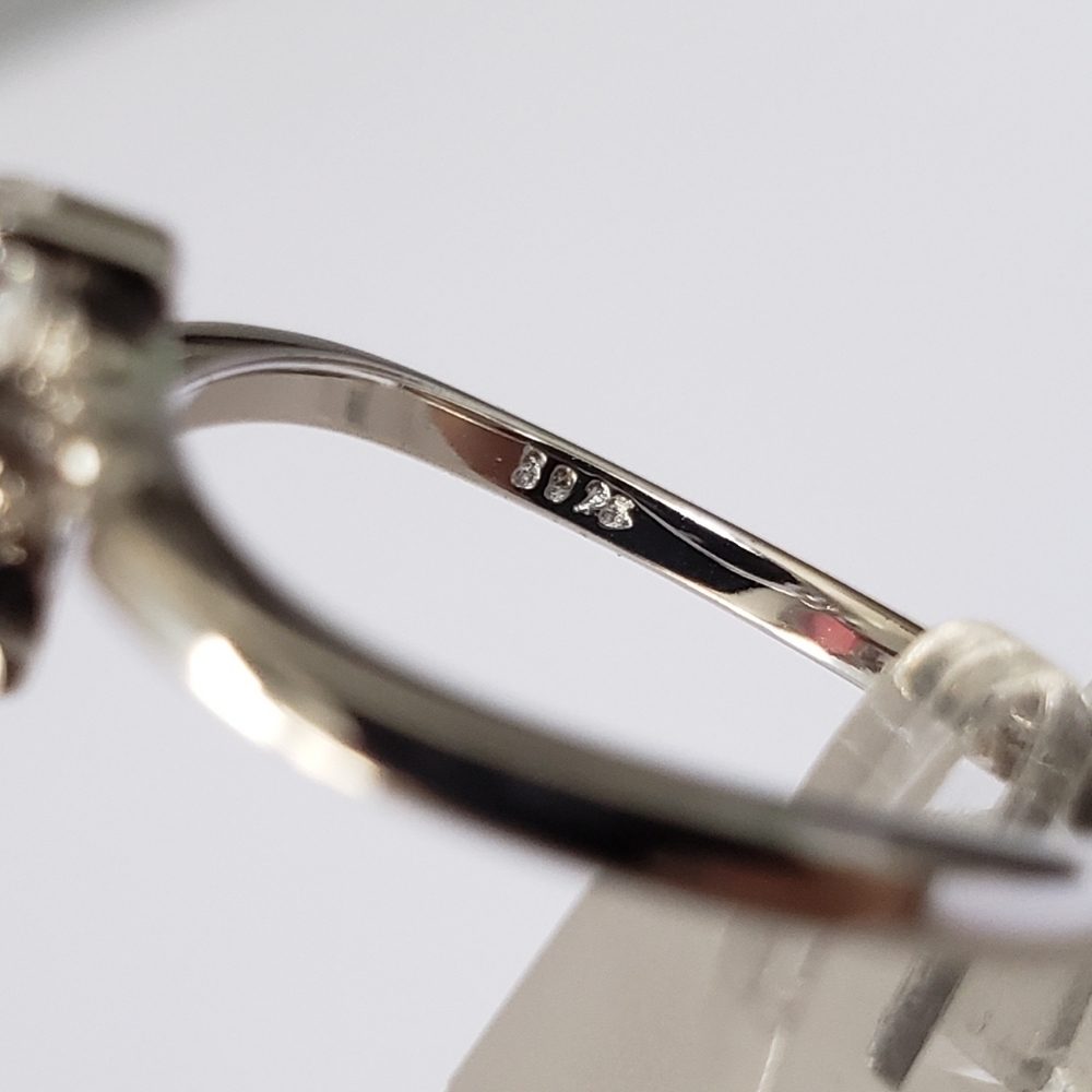 Sterling Silver Pink Opal Ring - Picture 6 of 8